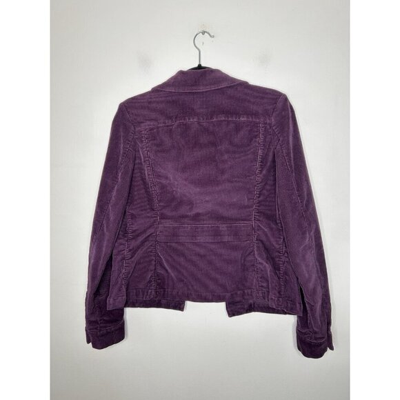 Eddie Bauer Jacket Womens Purple Corduroy Button Up Long Sleeve Size Small - Picture 5 of 10
